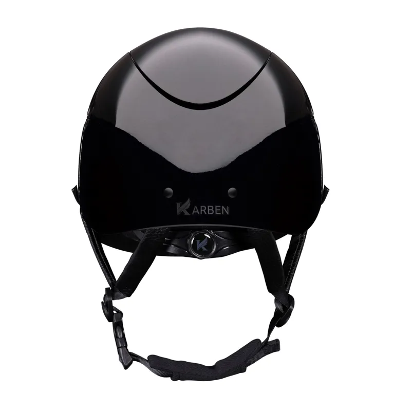 Karben Alina WP Ellipse Riding Hat in Black and Gun Metal-5