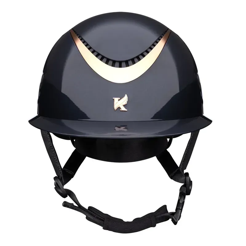 Karben Alina WP Ellipse Riding Hat in Navy and Rose Gold-2