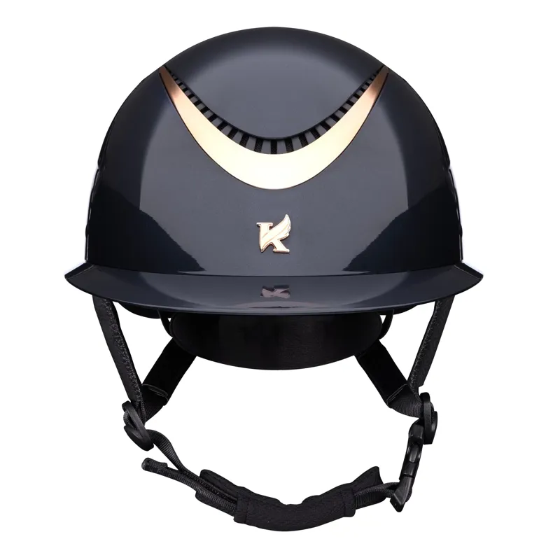 Karben Alina WP Ellipse Riding Hat in Navy and Rose Gold-5