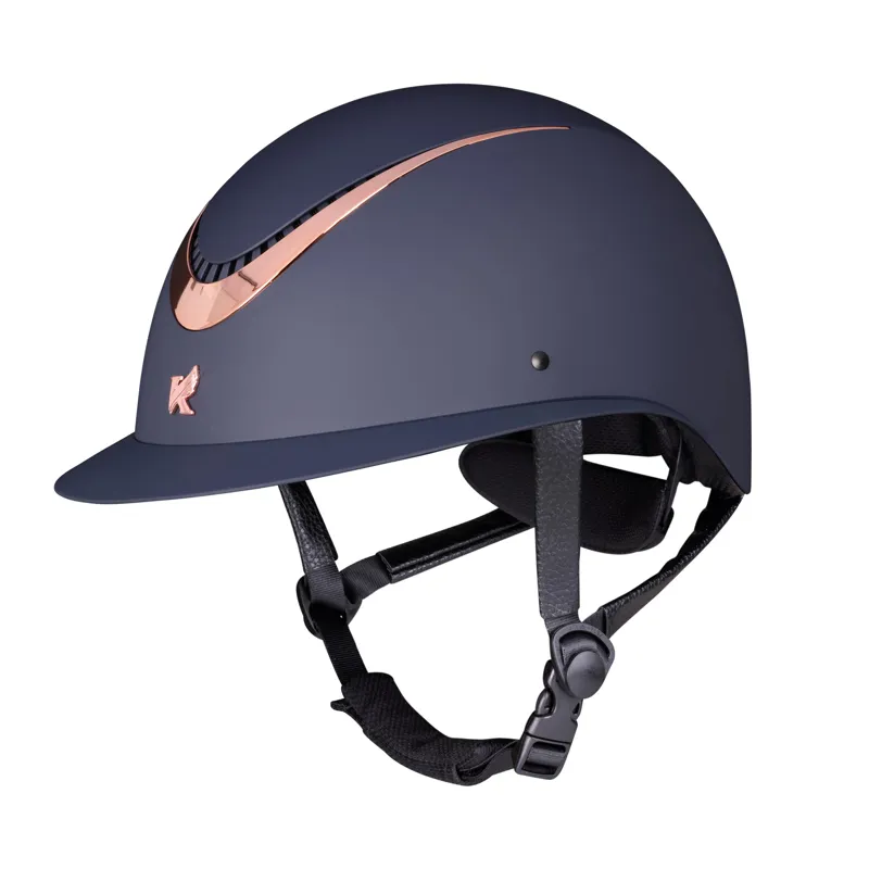 Karben Elisa WP Ellipse Riding Hat in Navy/Rosegold-1