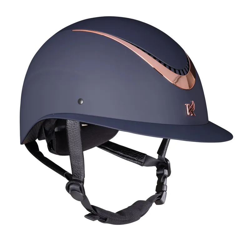 Karben Elisa WP Ellipse Riding Hat in Navy/Rosegold-2