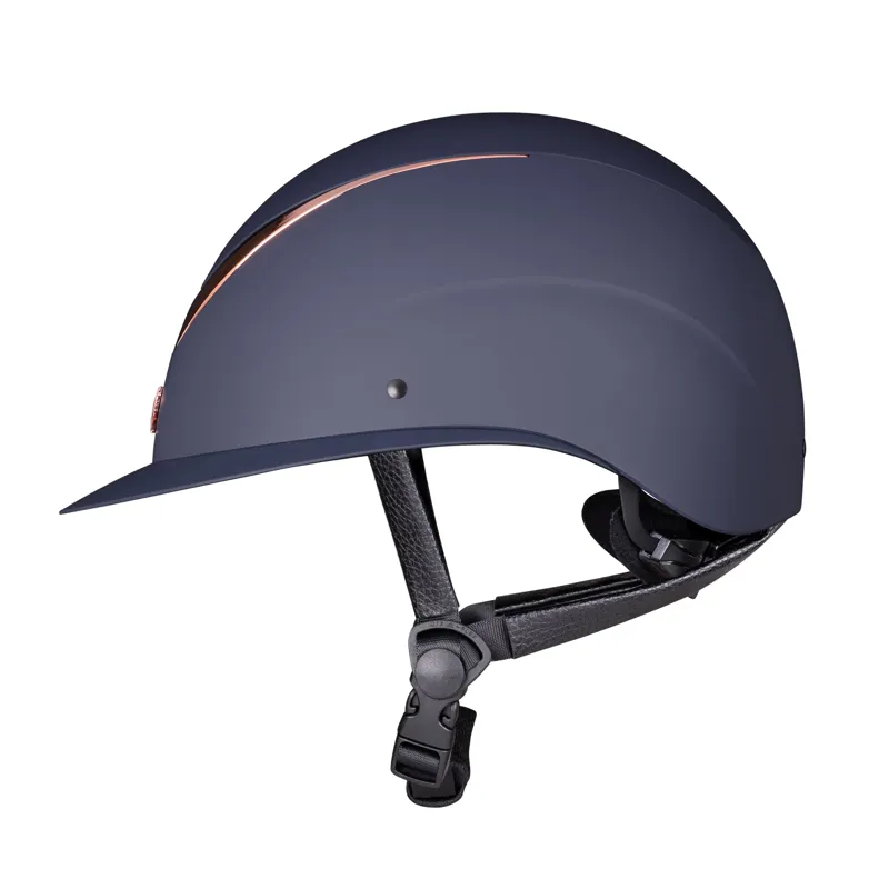 Karben Elisa WP Ellipse Riding Hat in Navy/Rosegold-3