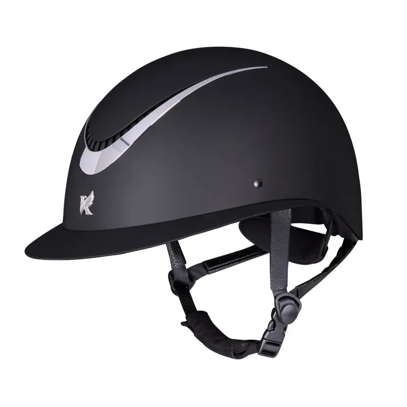 Karben Elisa WP Ellipse Riding Hat in Black/Silver-2
