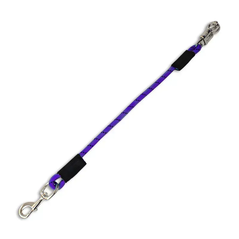 KM Elite Elastic Stable/Trailer Ties in Purple