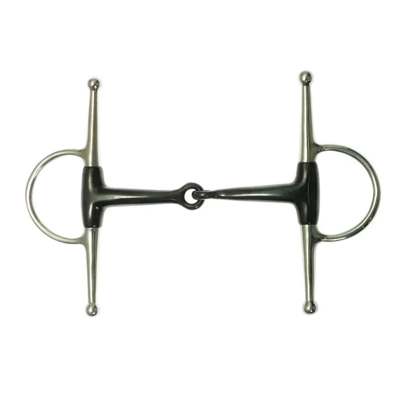Korsteel Sweet Iron Jointed Full Cheek Snaffle Bit 5 inches