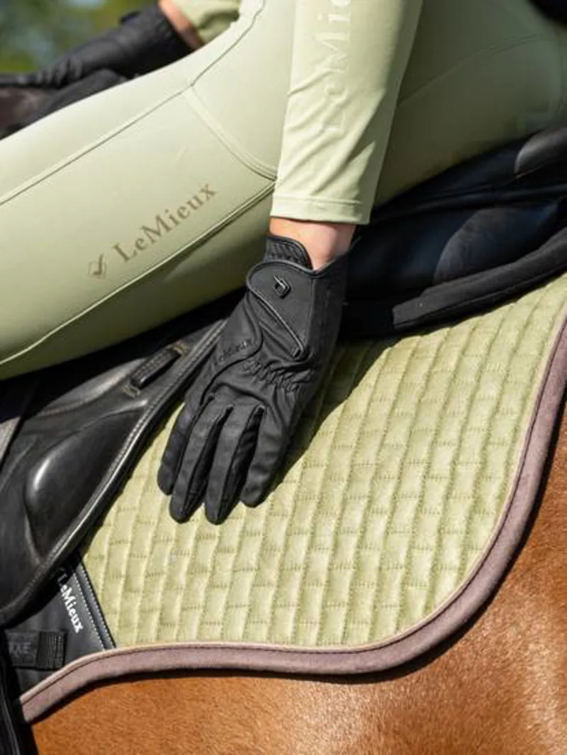 LeMieux Close Contact Glove in Black-3
