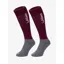 LeMieux Competition Socks in Burgundy