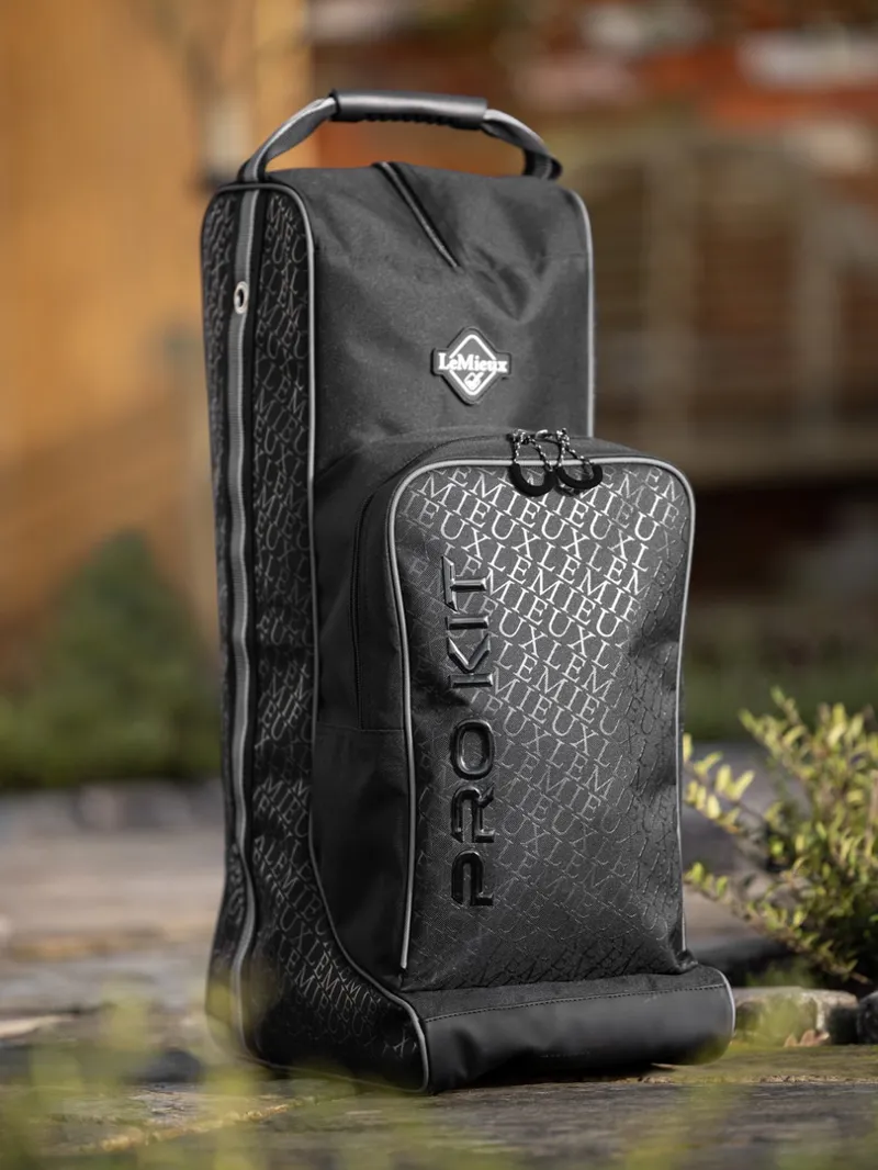 LeMieux Elite Pro Boot and Hat Bag in Black-1