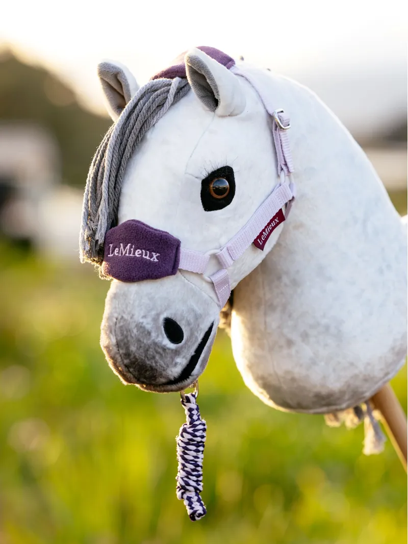 LeMieux Hobby Horse Vogue Headcollar and Leadrope in Lilac-1