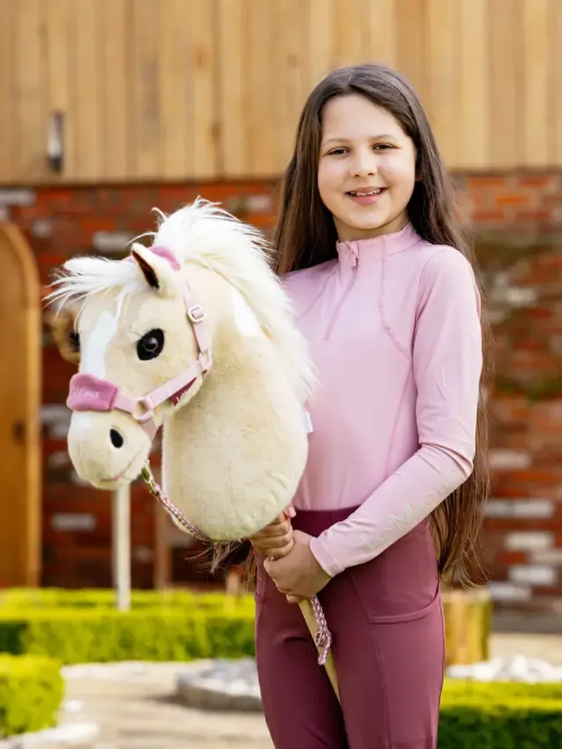 LeMieux Hobby Horse Vogue Headcollar and Leadrope in Pink-1