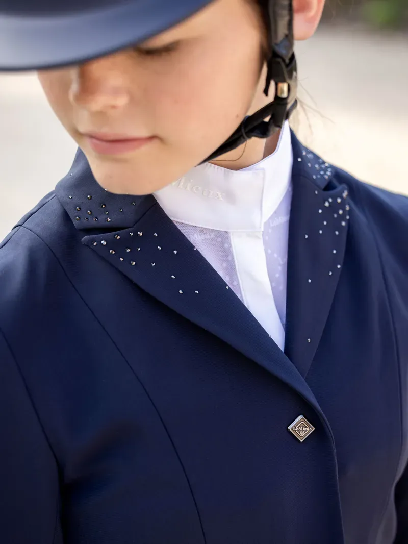LeMieux Junior Pro Show Competition Jacket in Navy-4