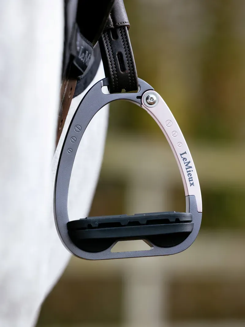 LeMieux Junior Vector Balance Stirrup in Rose Gold-3