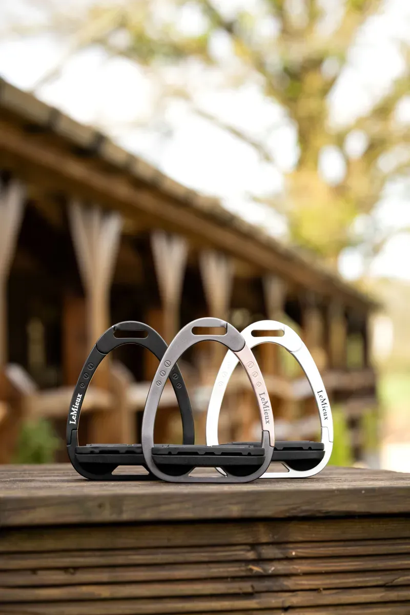 LeMieux Junior Vector Balance Stirrups Aluminium in Silver-2
