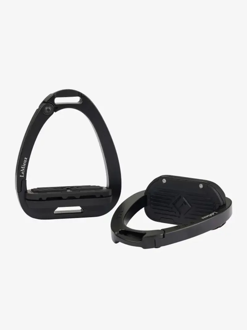 LeMieux Junior Vector Balance Stirrups in Black-4