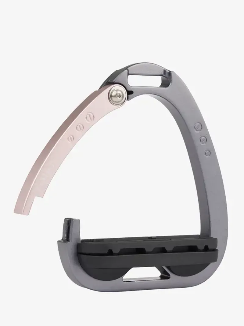 LeMieux Junior Vector Balance Stirrups in Rose Gold-1