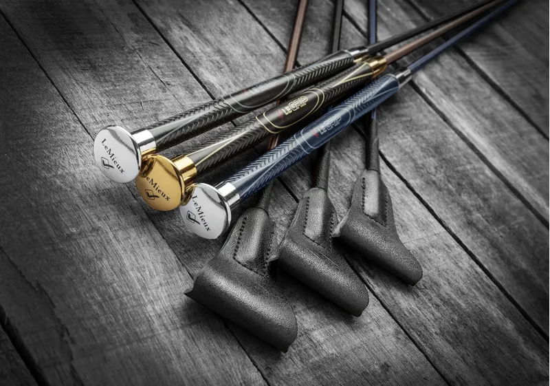 LeMieux Le Grip Short Whip in Brown