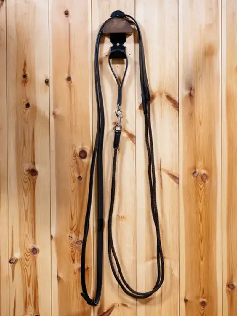 LeMieux Leather Draw Reins in Brown