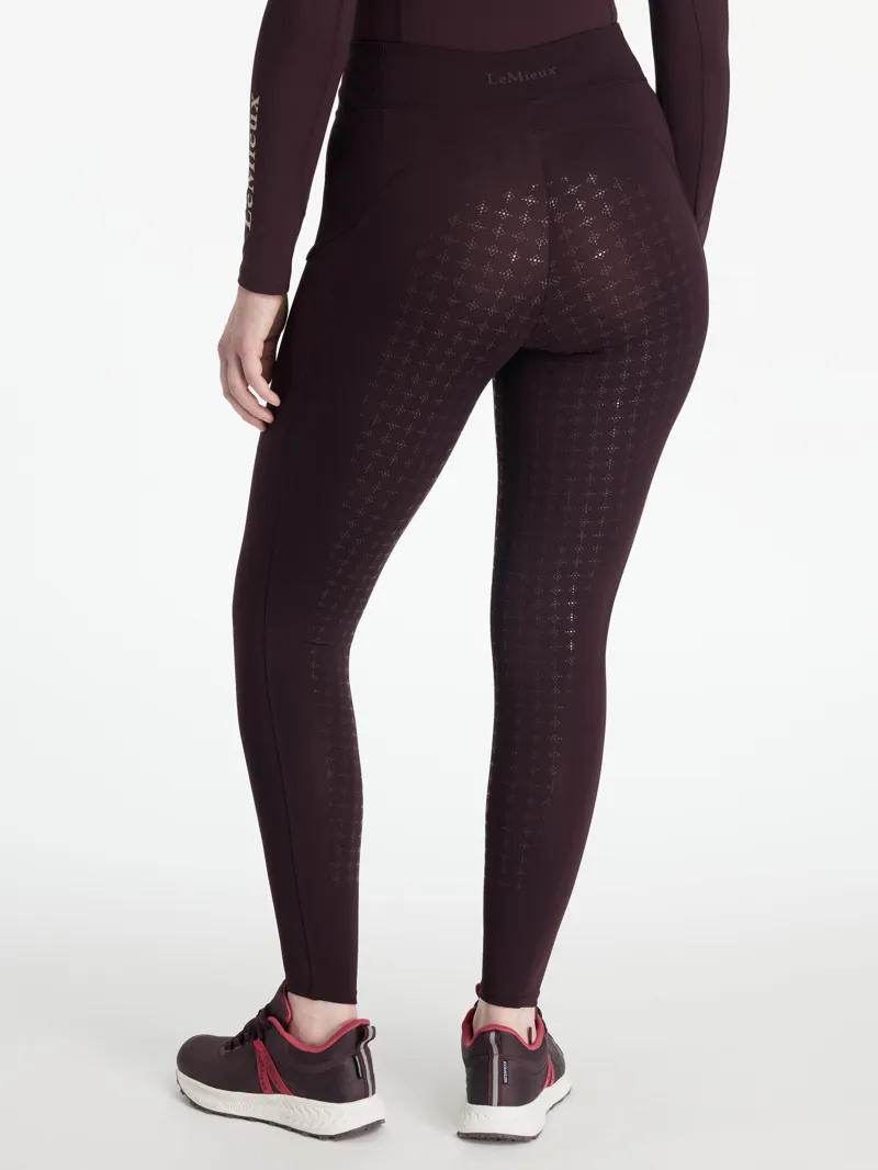 LeMieux Naomi Pull On Breeches in Damson-1