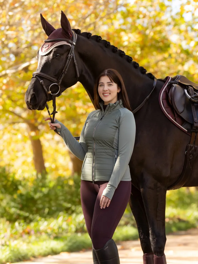 LeMieux Naomi Pull On Breeches in Damson-5