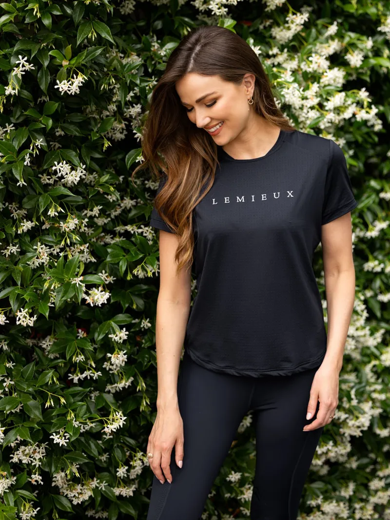 LeMieux Sports T-shirt in Navy-2