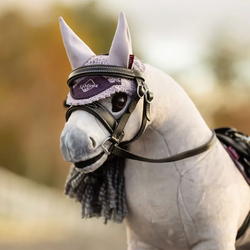 LeMieux Toy Pony Fly Hood in Lilac Purple-1