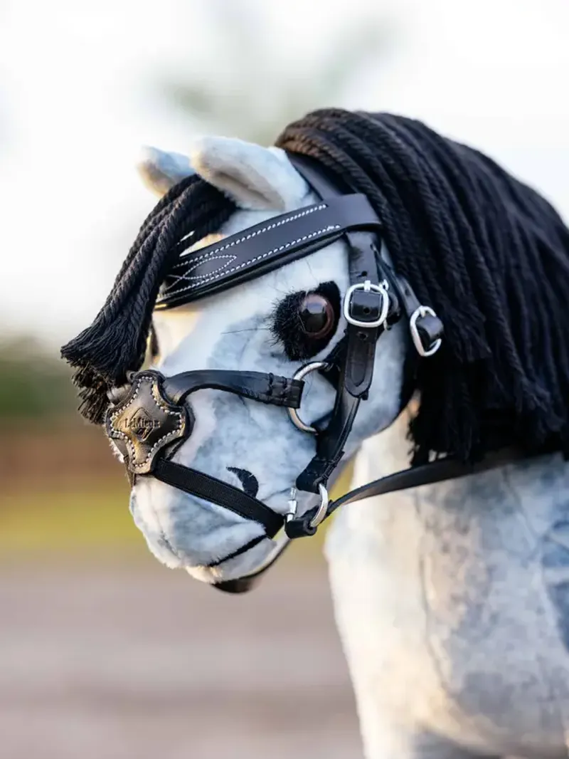 LeMieux Toy Pony Grackle Bridle in Black-1