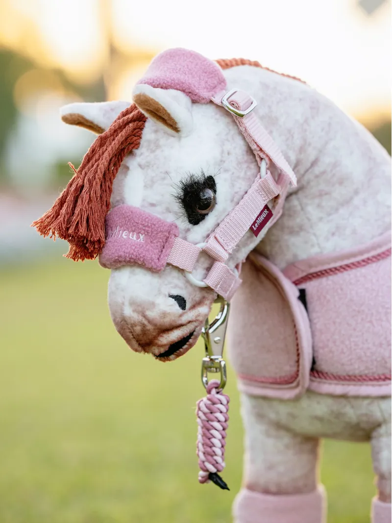 LeMieux Toy Pony Vogue Headcollar and Leadrope in Blossom Pink-1
