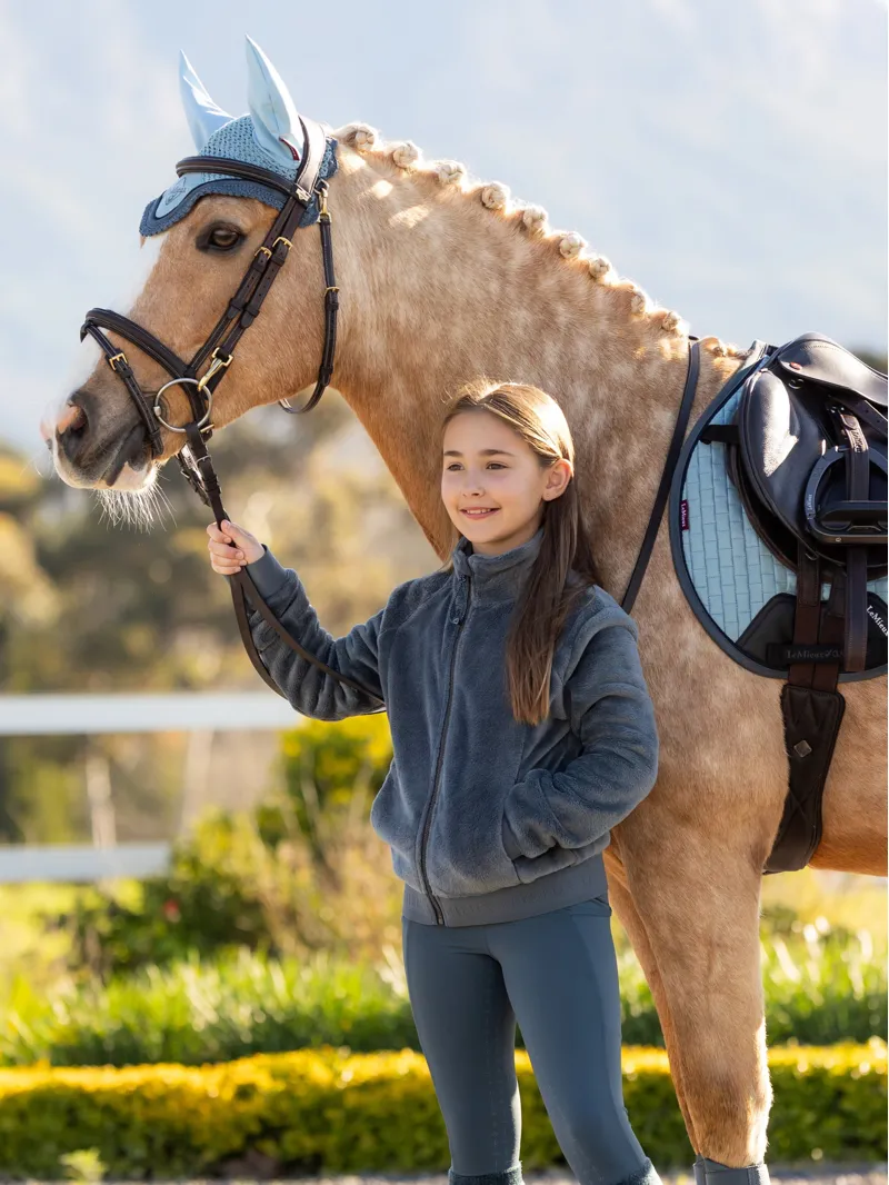LeMieux Young Rider Libby Fleece in Petrol Blue-4