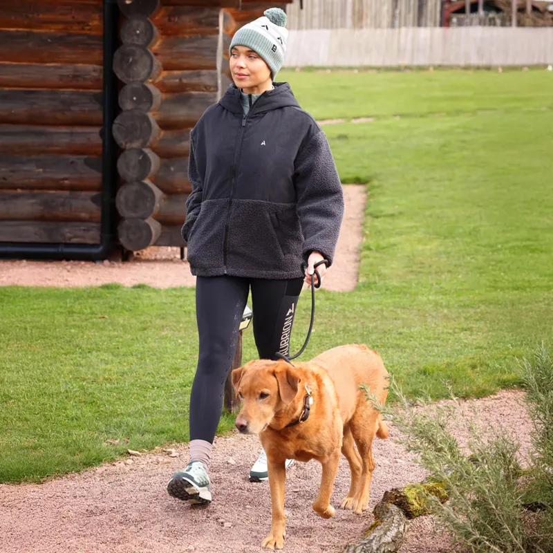 Aubrion React Sherpa Fleece Jacket  In Shadow -2