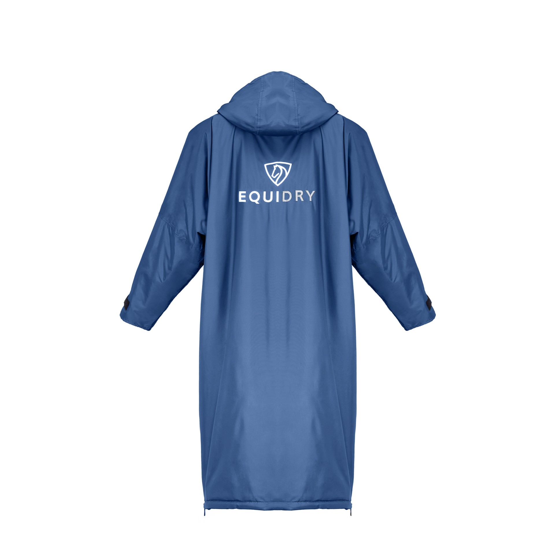Equidry All Rounder Jacket with Fleece Hood Ink Blue/Grey - Townfields ...
