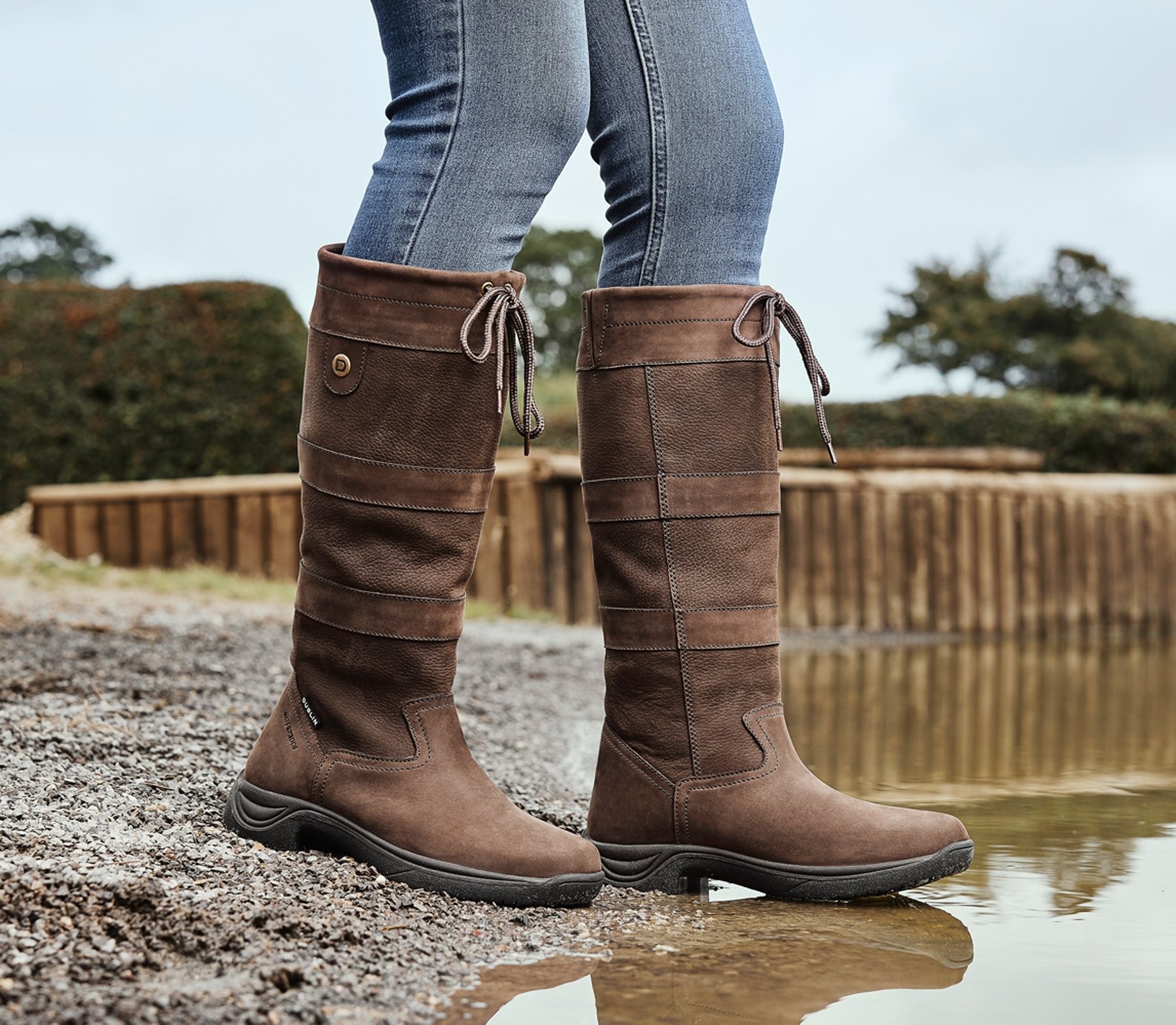 dublin waterproof river boots chocolate