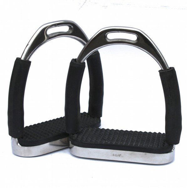 S-Products ULTIMATE FLEXI SAFETY BENDY STAINLESS STEEL COMFORT ENGLISH STIRRUPS 