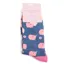 Miss Sparrow Pretty Pigs Socks in Navy