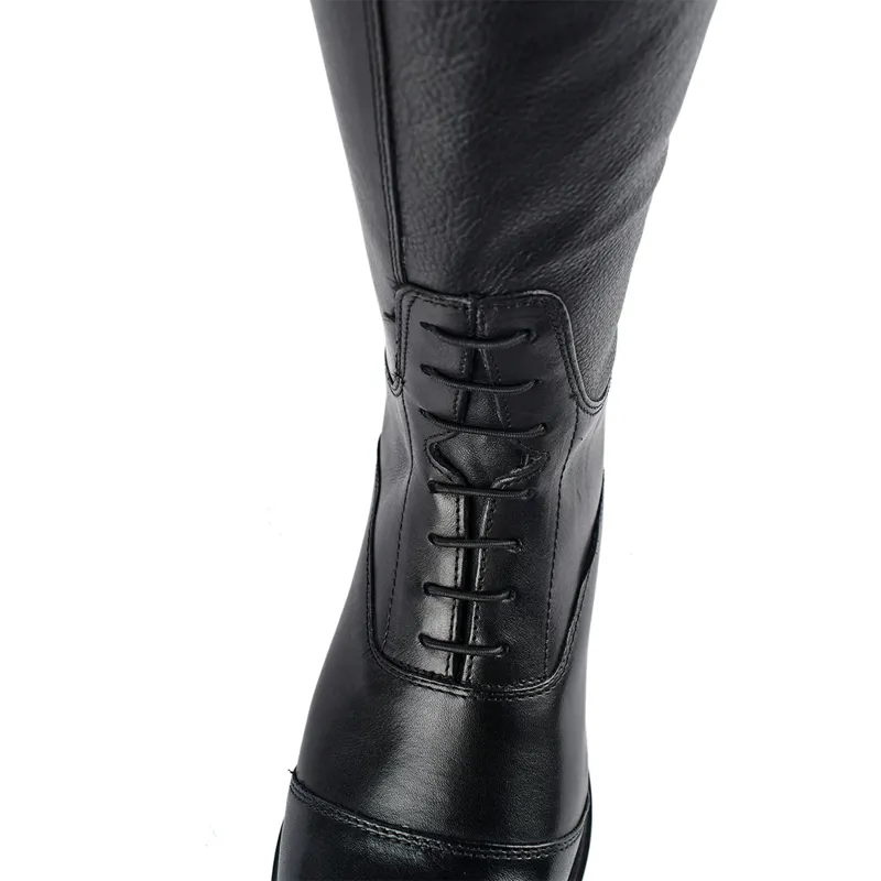 Moretta Gianna Tall Riding Boots - Tall Height in Black-3