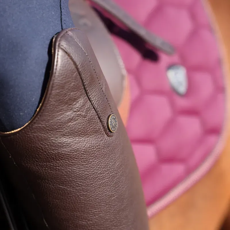 Moretta Gianna  Tall Riding Boots - Tall Height in Brown-11