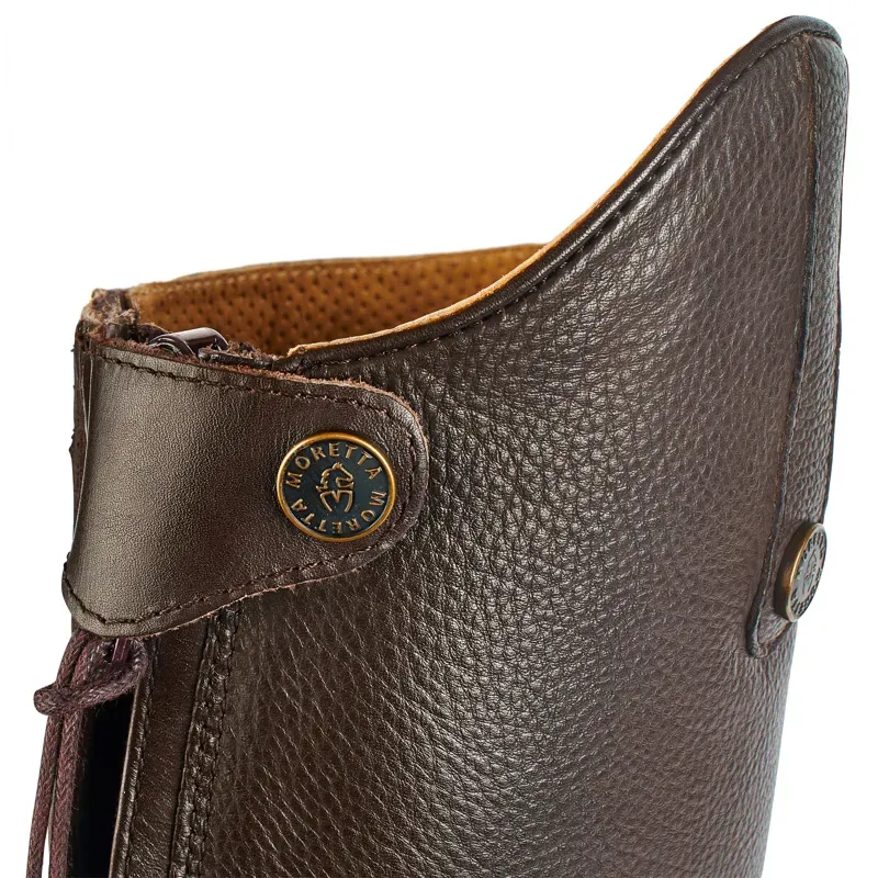 Moretta Gianna  Tall Riding Boots - Tall Height in Brown-5