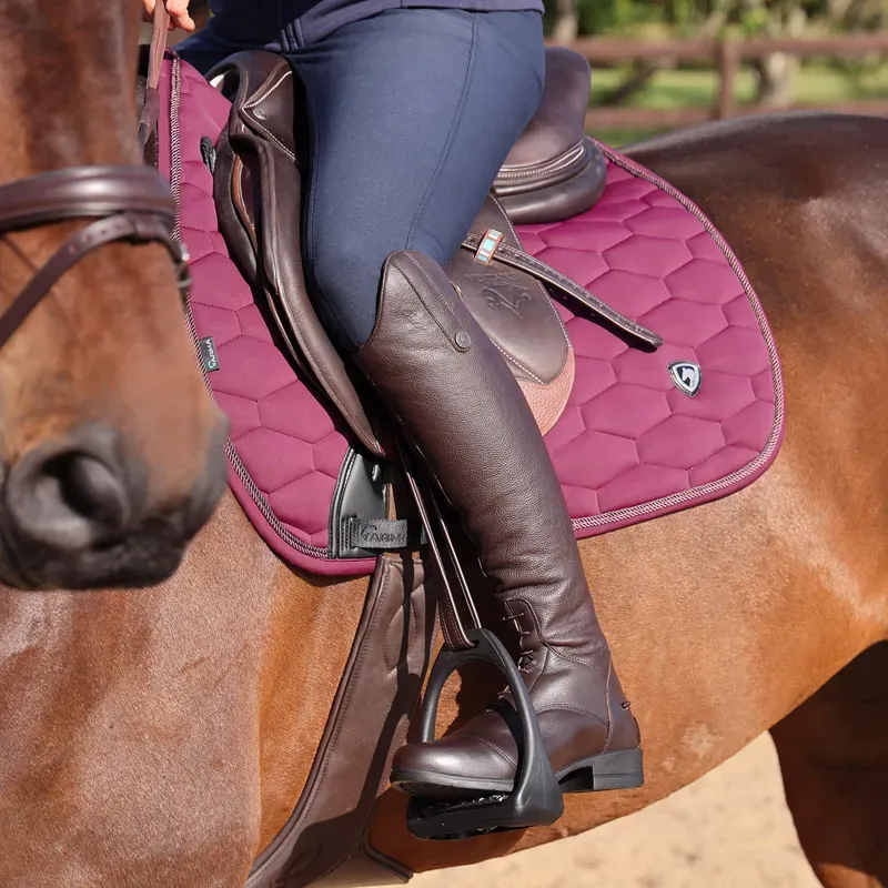 Moretta Gianna Tall Riding Boots - Short Height in Brown-10