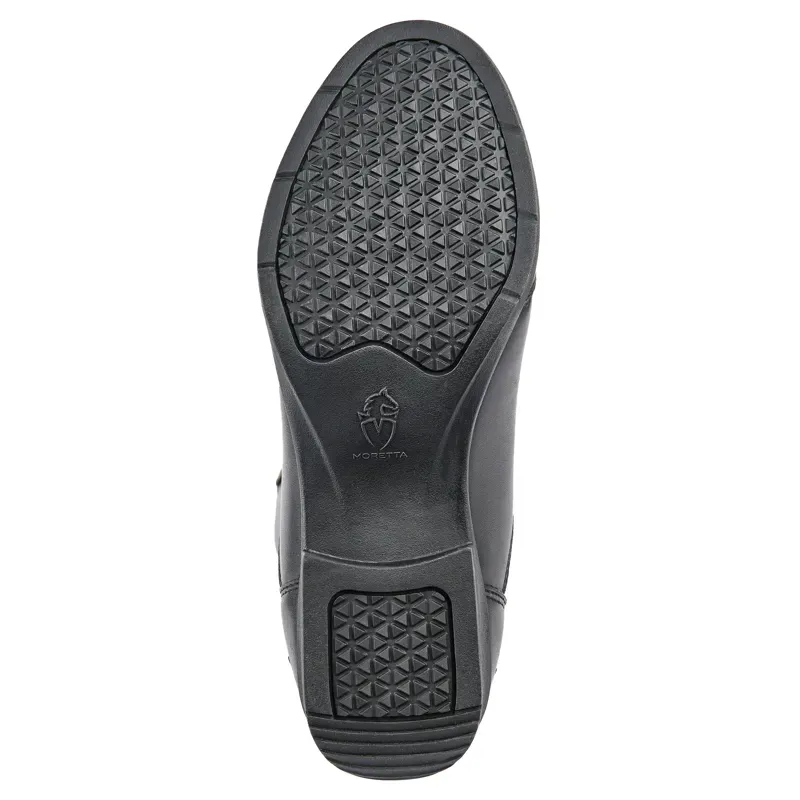 Moretta Gianna Tall Riding Boots - Short Height in Brown-8