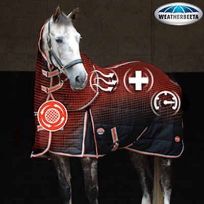 WeatherBeeta ComFiTec Channel Quilt with Therapy - Tec Horse Rug
