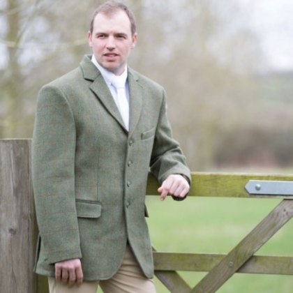 Equetech Mens Claydon Tweed Range Riding Jacket