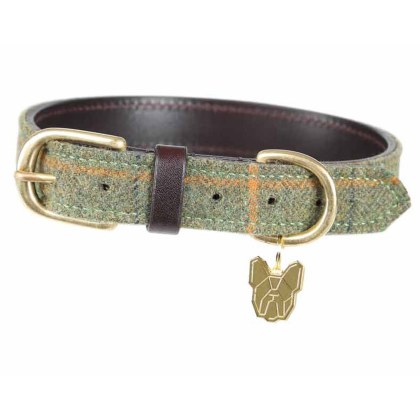 Shires Digby & Fox Tweed Dog Collar