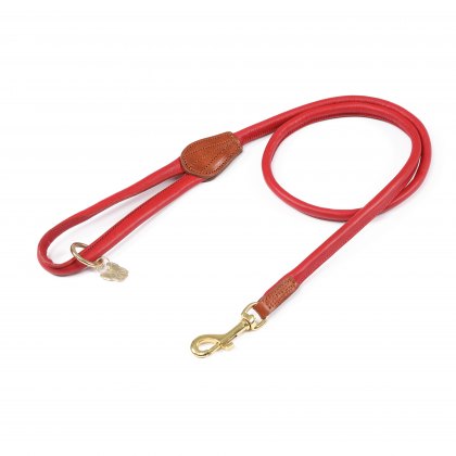 Shires Digby & Fox Rolled Leather Dog Lead