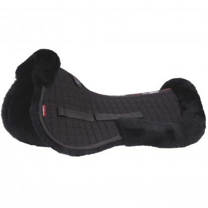 LeMieux Pro Lambskin Half Pad Black/Black