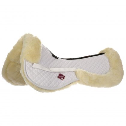 LeMieux Pro Lambskin Half Pad White/Natural