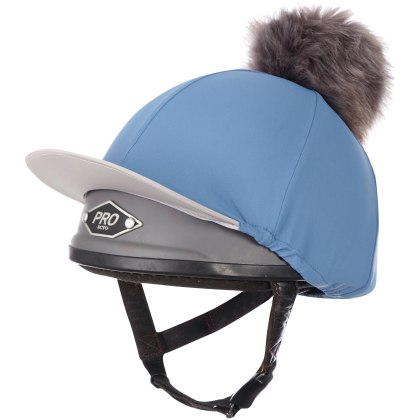 My LeMieux Hat Silk Ice Blue