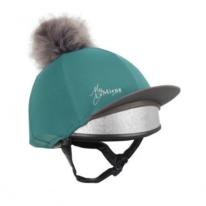 My LeMieux Hat Silk Peacock