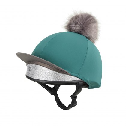 My LeMieux Hat Silk Peacock