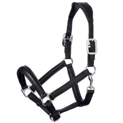 LeMieux Anatomic Leather Headcollar Black