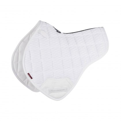 LeMieux Carbon Mesh Air Close Contact Half Square White