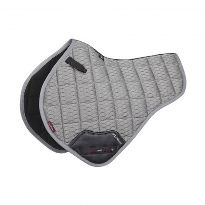 LeMieux Carbon Mesh Air Close Contact Half Square Grey